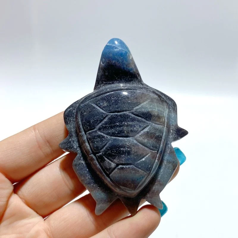15 Pieces Trolleite Stone Sea Turtles Carving - Image 5