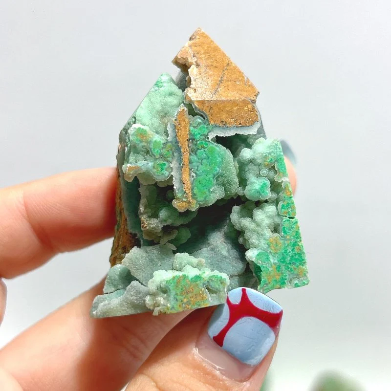 48 Pieces Indonesia Turquoise Druzy Geode Tower Points - Image 3