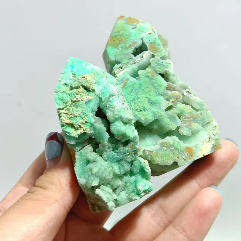 48 Pieces Indonesia Turquoise Druzy Geode Tower Points - Image 6