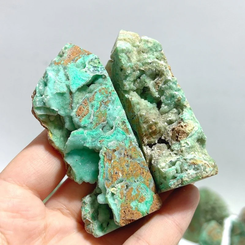 48 Pieces Indonesia Turquoise Druzy Geode Tower Points - Image 8