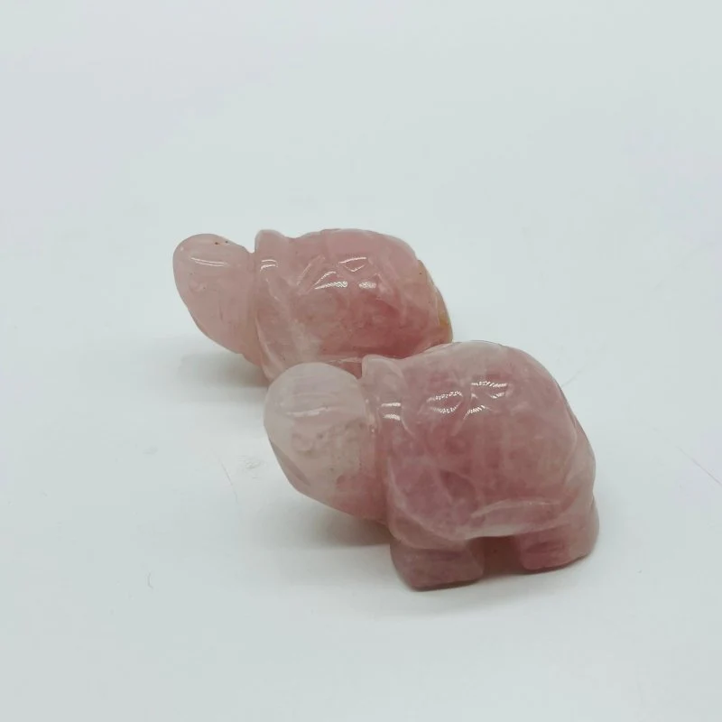 5 Types Turtle Carving Animals Wholesale Rose Quartz Green Aventurine - Image 4