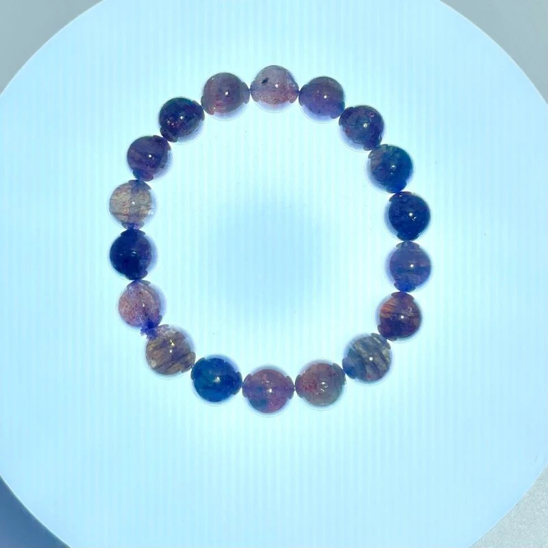 Unique 11mm Flash Cordierite Bracelet For Collection (HGUB31) - Image 5