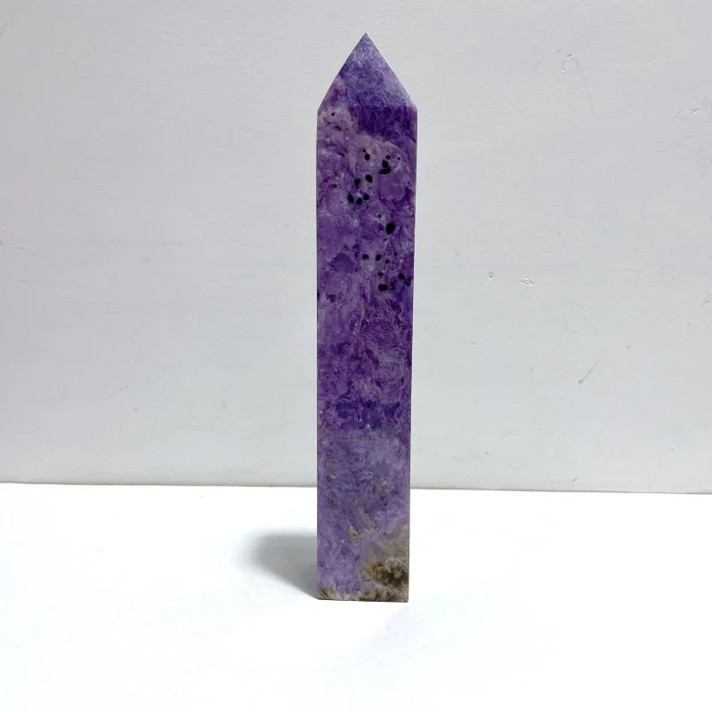Unique 28.5CM Charoite Tower Point