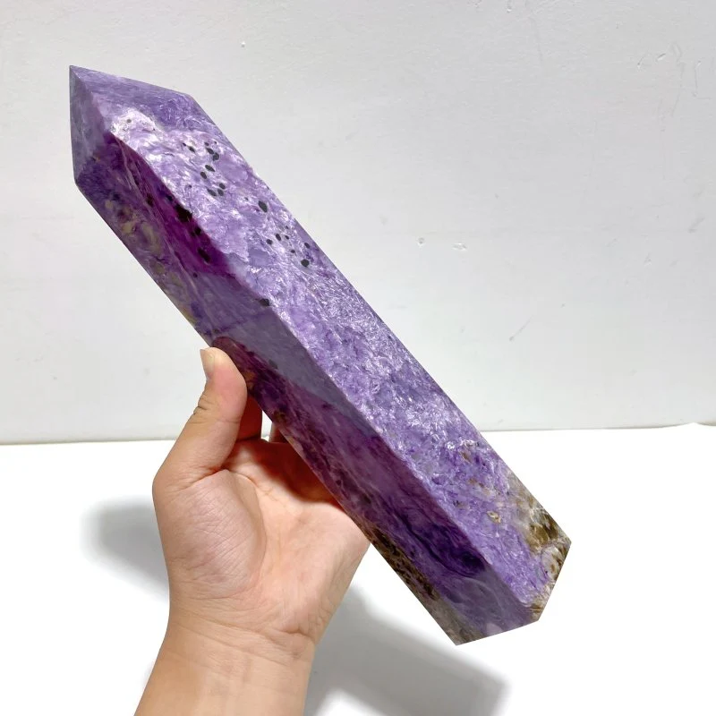 Unique 28.5CM Charoite Tower Point - Image 2