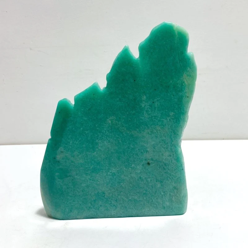 Unique Amazonite Landscape Pavilion Carving #4 - Image 5
