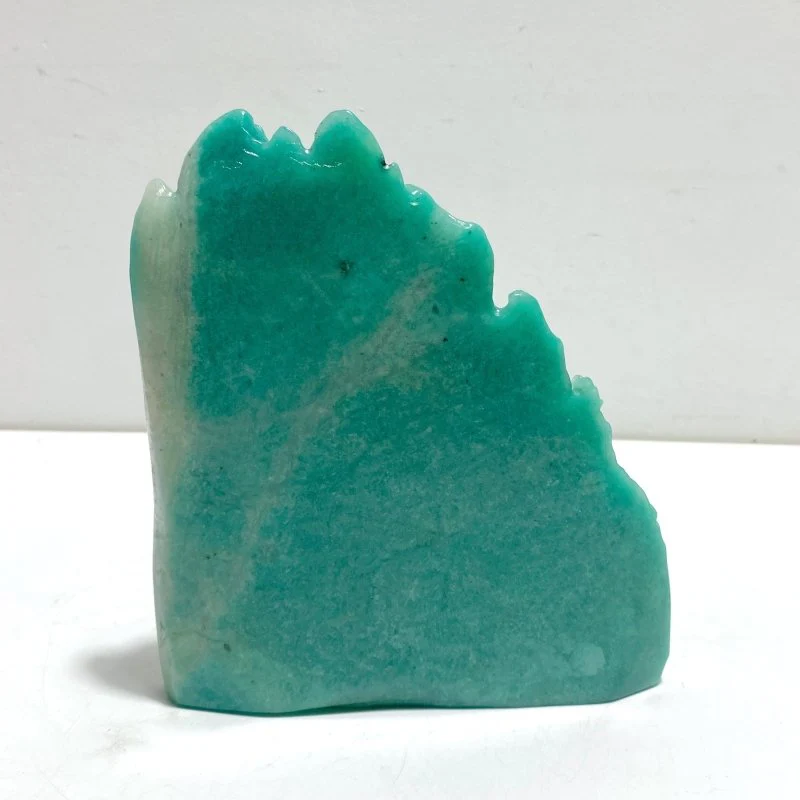 Unique Amazonite Landscape Pavilion Carving #5 - Image 5