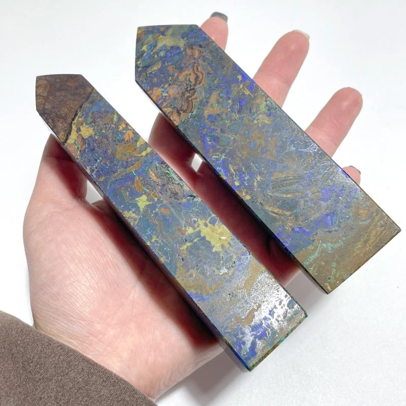 14 Pieces Unique Azurite Tower Point - Image 6