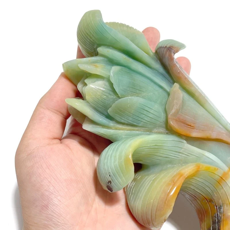 Unique Caribbean Calcite Corn Carving - Image 3