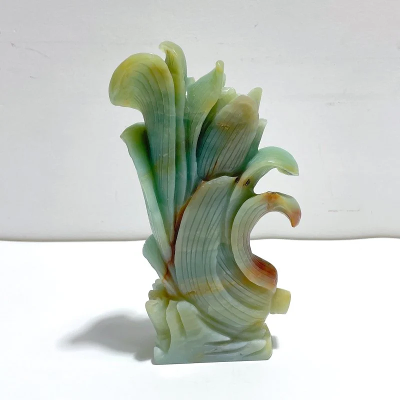 Unique Caribbean Calcite Corn Carving - Image 5