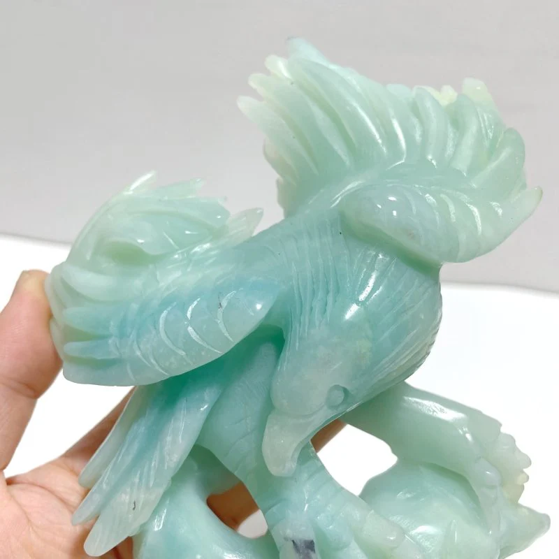 Unique Caribbean Calcite Eagle Carving - Image 4