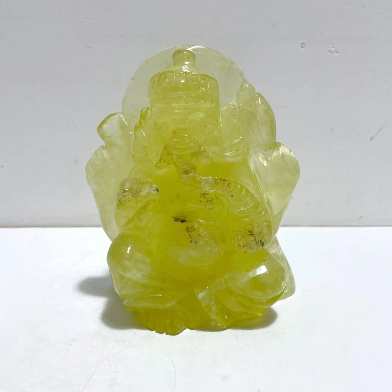 Unique Citrine Ganesha Carving