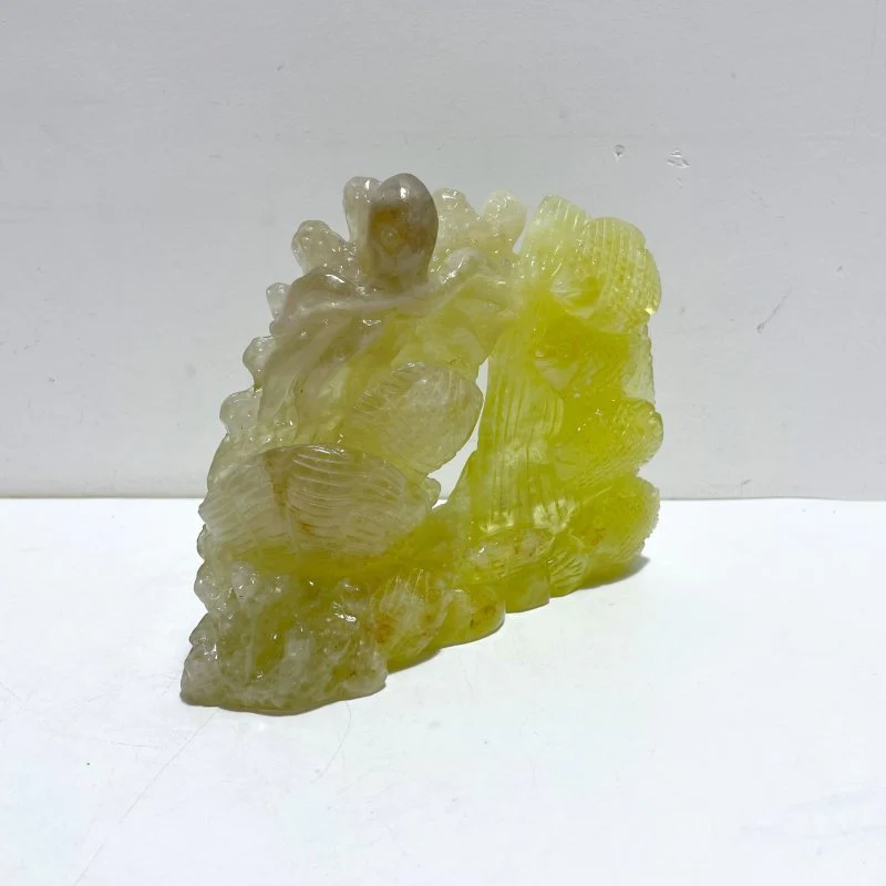 Unique Citrine Sea Animals Carving - Image 2