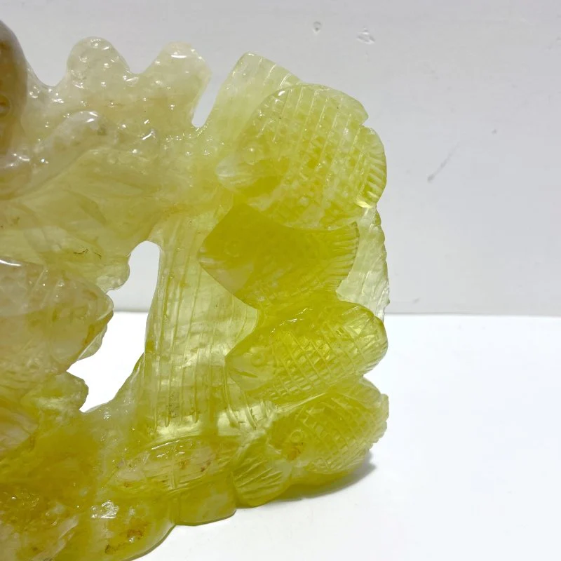 Unique Citrine Sea Animals Carving - Image 5