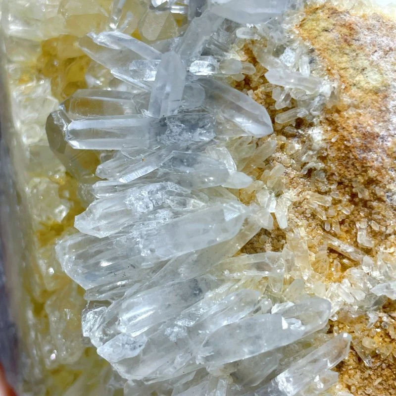 6 Pieces Clear Quartz Cluster Groot Carving - Image 5