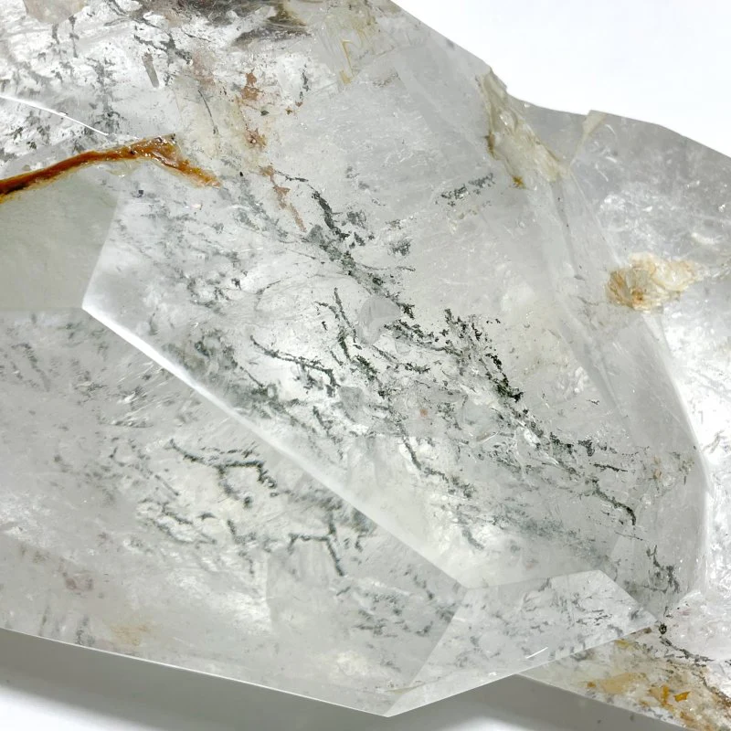 Unique Clear Quartz Enhydro Quartz Point With Rainbow For Collection - Image 5
