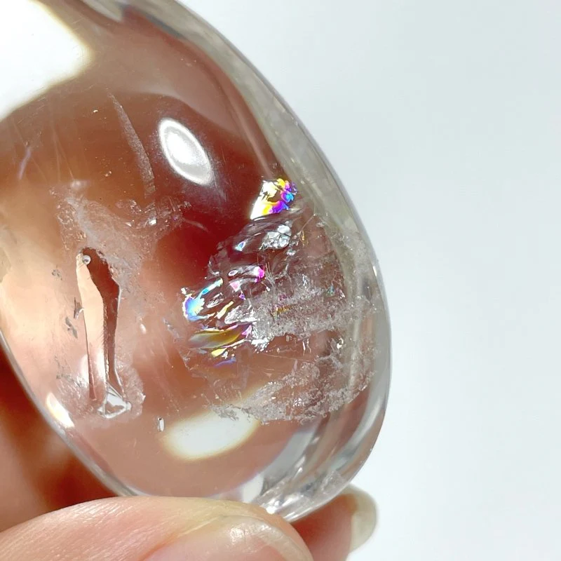 Unique Enhydro Quartz Water Drop Shape Polished Crystal - Image 2
