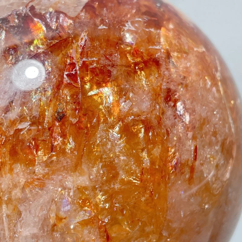 4 Pieces Large Fire Quartz Spheres - Image 2