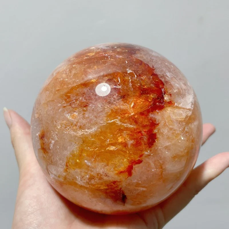 4 Pieces Large Fire Quartz Spheres - Image 4