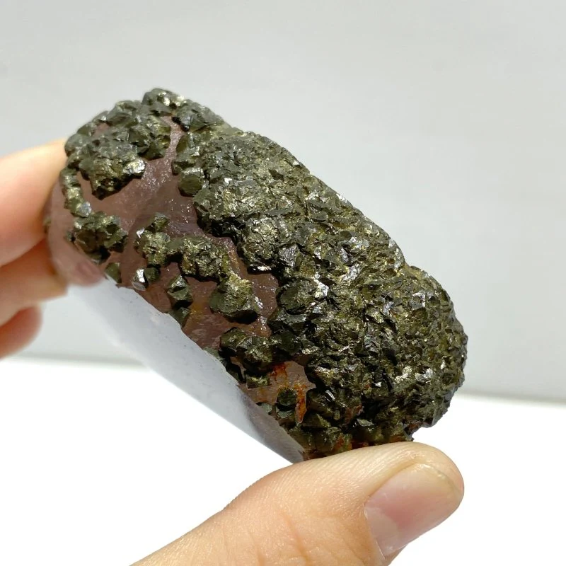 12 Pieces Unique Fluorite Mixed Pyrite Calcite Slab - Image 6