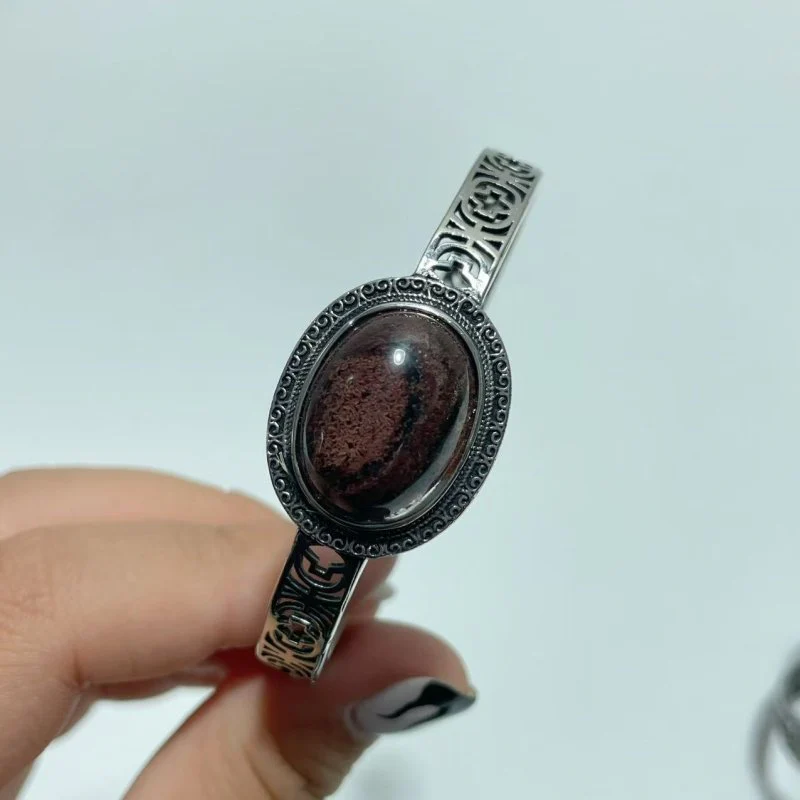 Open Bangle 13 Pieces Retro Garden Quartz Adjustable Alloy Cuff bracelet - Image 5