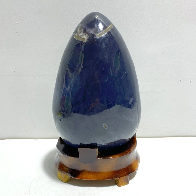 Unique Geode Druzy Agate Dinosaur Egg Home Decor With Stand - Image 5