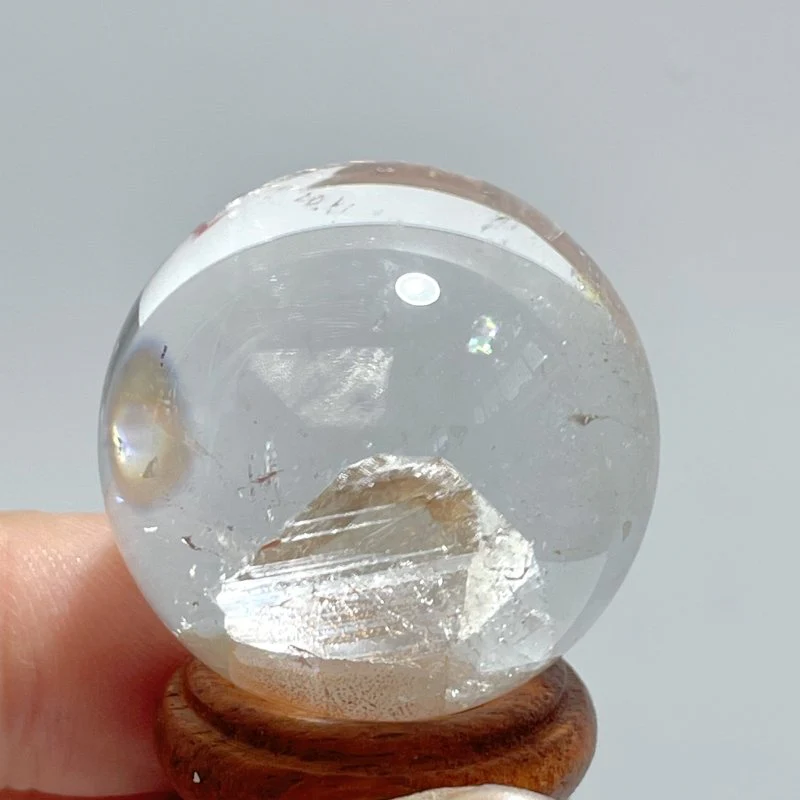 Unique Hexagonal Quartz In Quartz Beautiful Sphere - Image 3