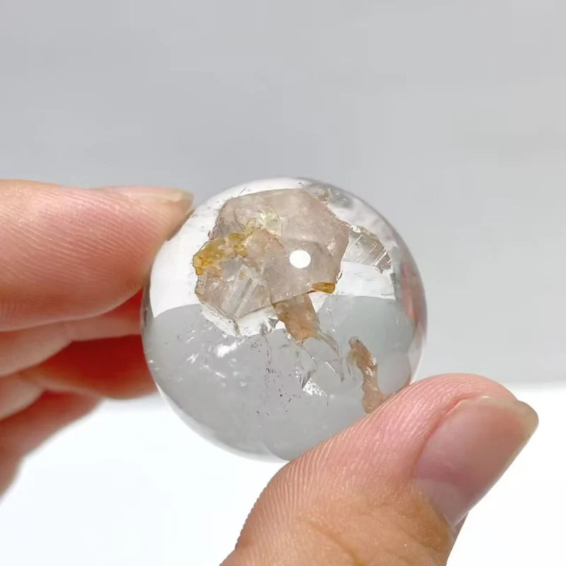 Unique Hexagonal Quartz In Quartz Beautiful Sphere - Image 4