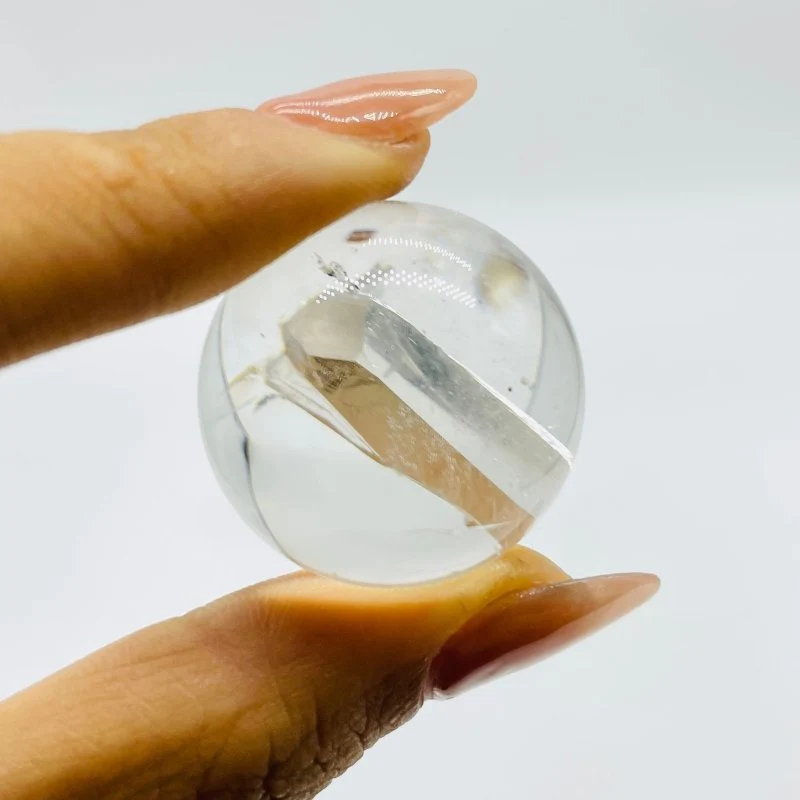 Unique Hexagonal Quartz In Quartz Beautiful Sphere - Image 6