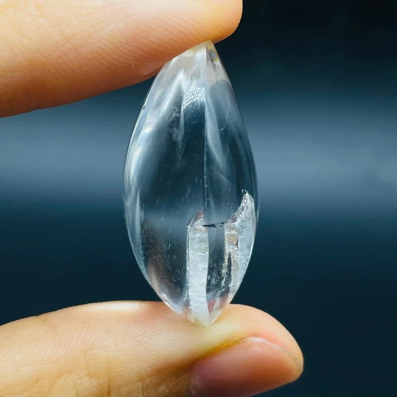 Unique Hexagonal Quartz In Quartz Teardrop Shape DIY Pendant - Image 3