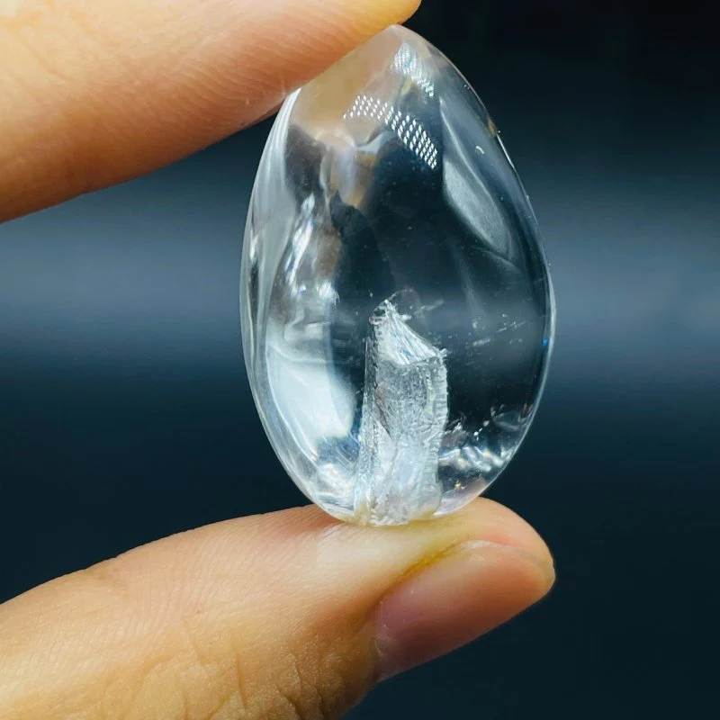 Unique Hexagonal Quartz In Quartz Teardrop Shape DIY Pendant - Image 4