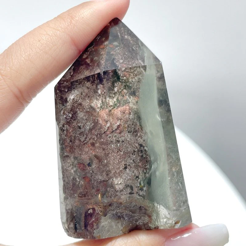 4 Pieces High Quality Garden Quartz Clear Tower Points - Image 5