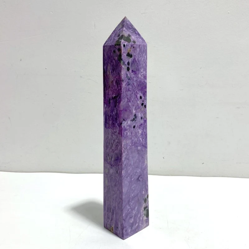 Unique Large Charoite Four-sided Point #3
