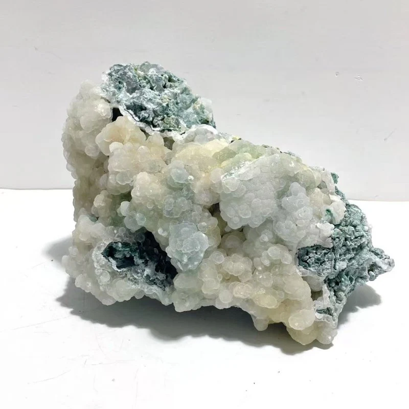 Unique Large Raw Moss Agate Crystal Specimen