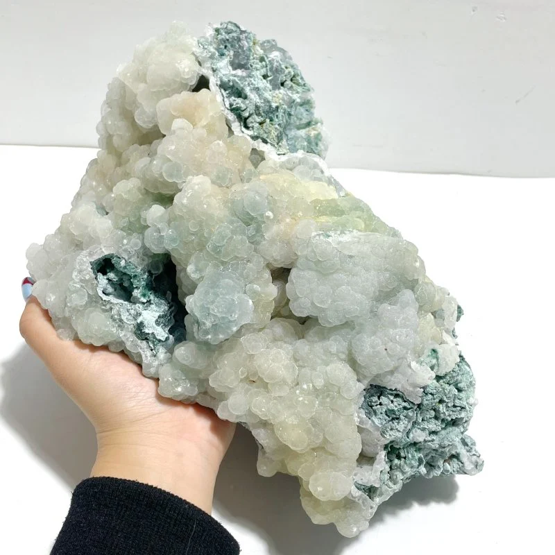 Unique Large Raw Moss Agate Crystal Specimen - Image 3