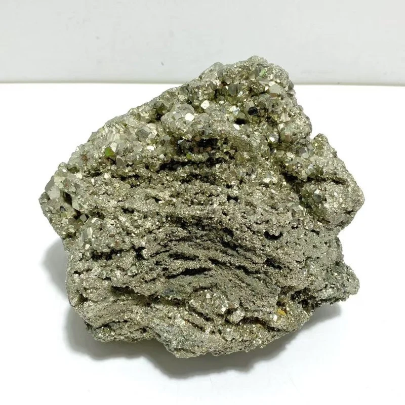 Unique Large Raw Pyrite Stone Mineral Specimen