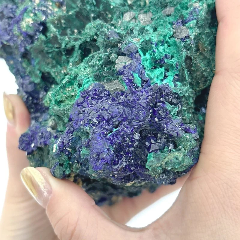 Unique Large Malachite Mixed Azurite Specimen - Image 7