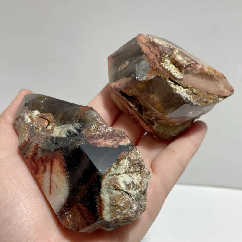 14 Pieces Polished Unique Smoky Quartz Garden Quartz - Image 6