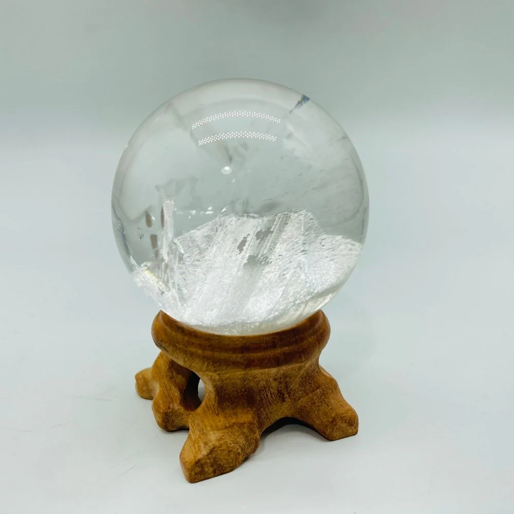 Unique Quartz In Quartz Clear Crystal Sphere - Image 4