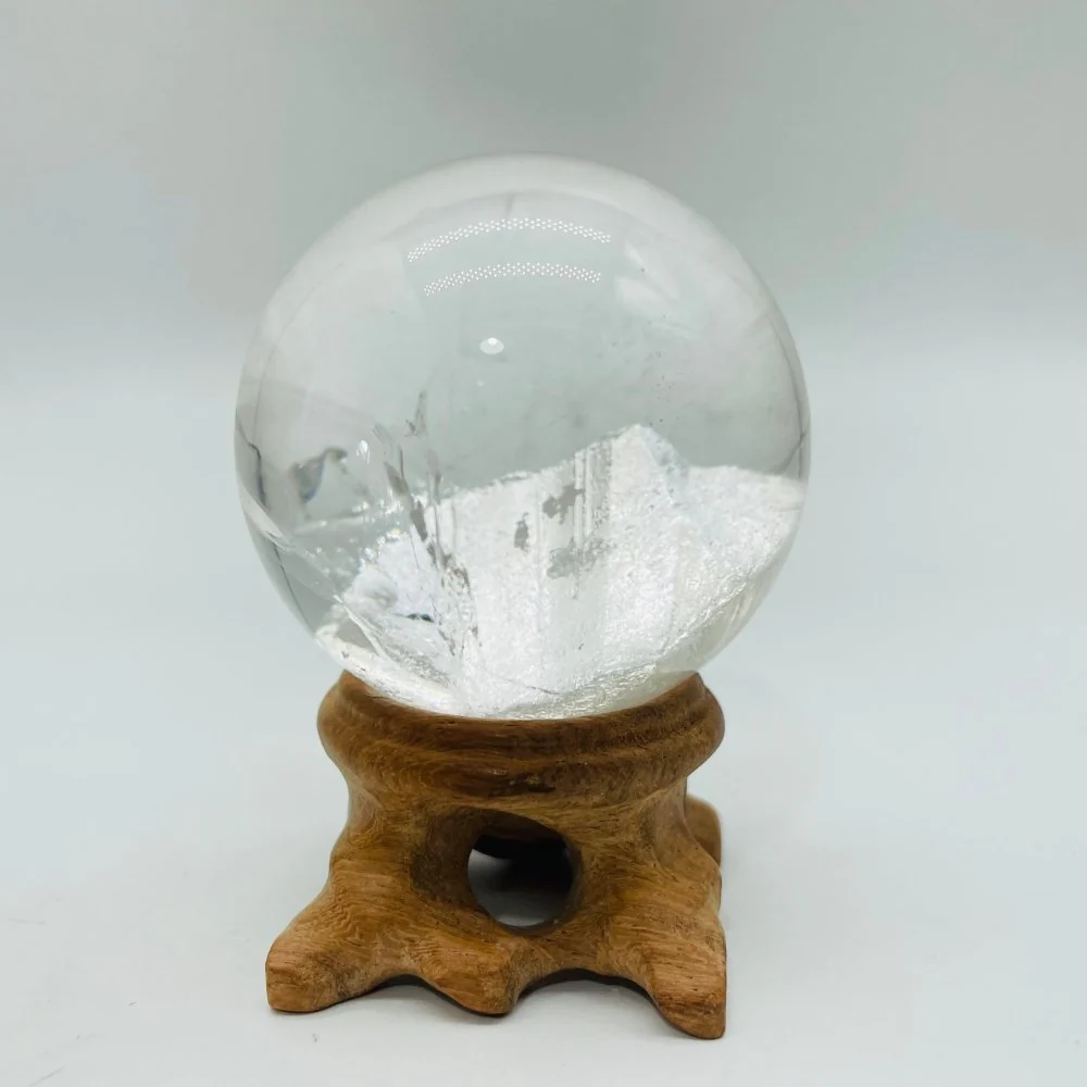 Unique Quartz In Quartz Clear Crystal Sphere - Image 5