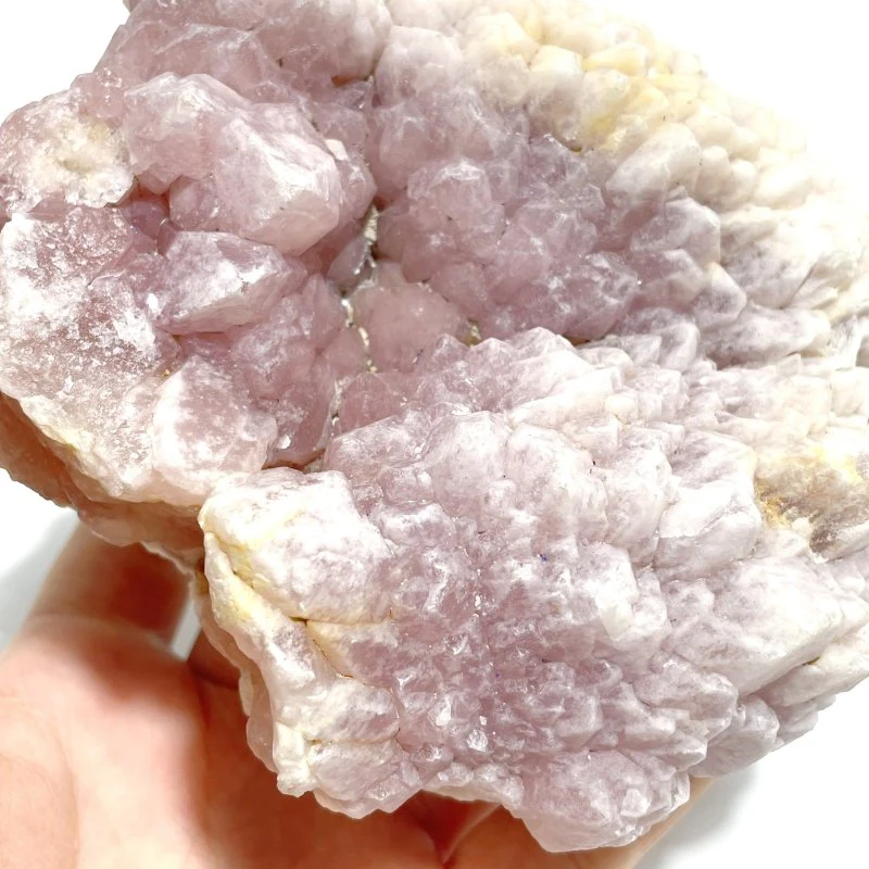 Unique Raw Pink Quartz With Stand Home Decor - Image 5