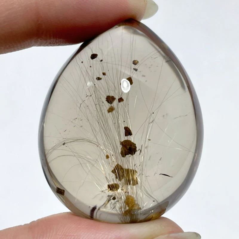Unique Clear Rutile Mixed Garden Quartz Crystal - Image 2