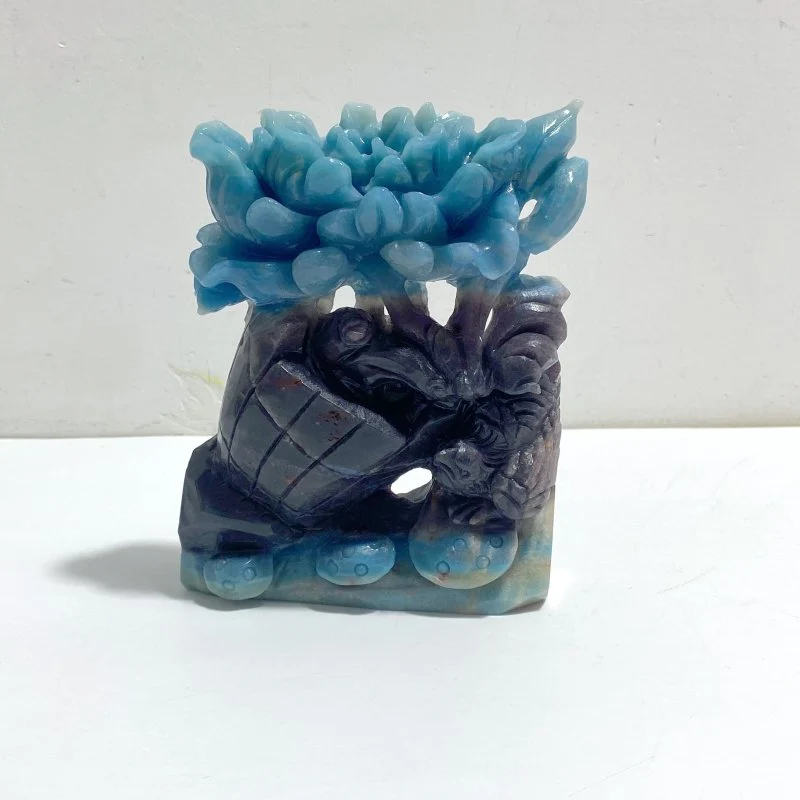 Unique Trolleite Bird&Flower Carving