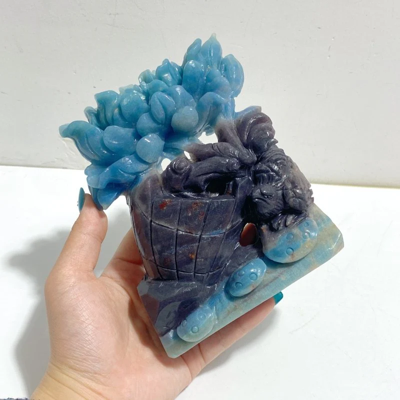 Unique Trolleite Bird&Flower Carving - Image 5