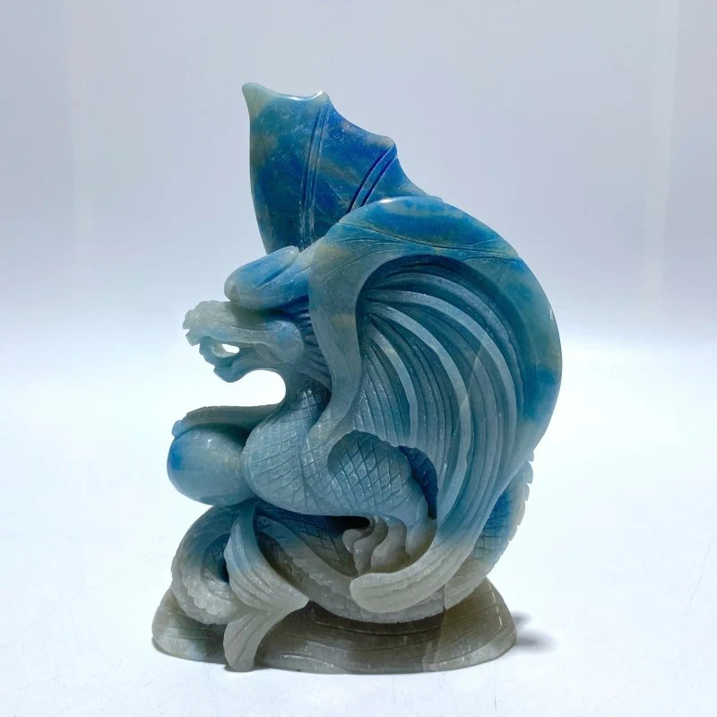 Unique Trolleite Flying Dragon Carving