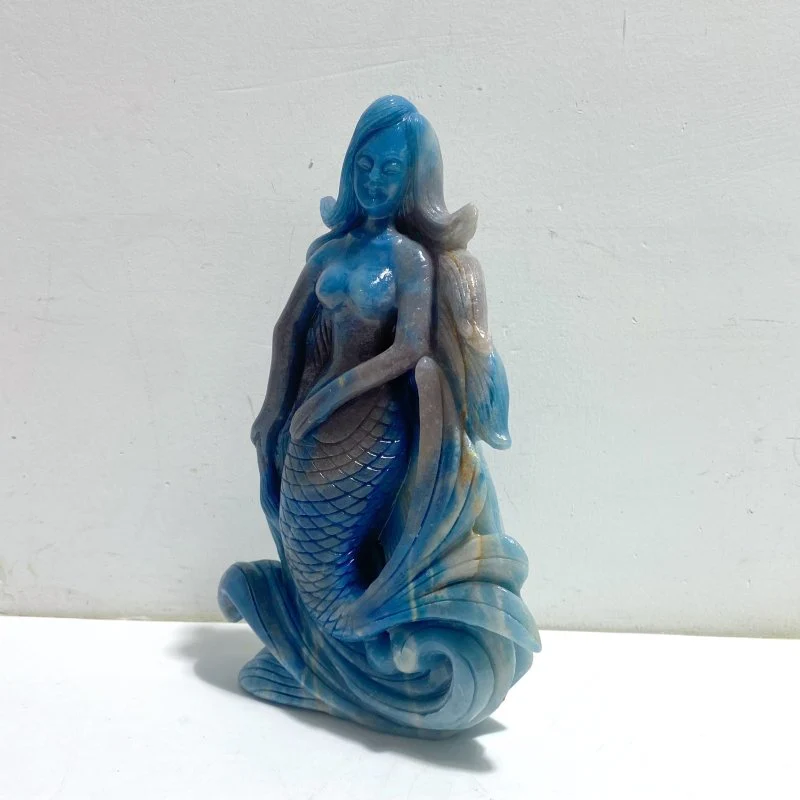 Unique Trolleite Mermaid Carving - Image 2