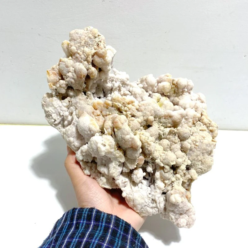 Unique White Calcite Specimen Home Decor - Image 4