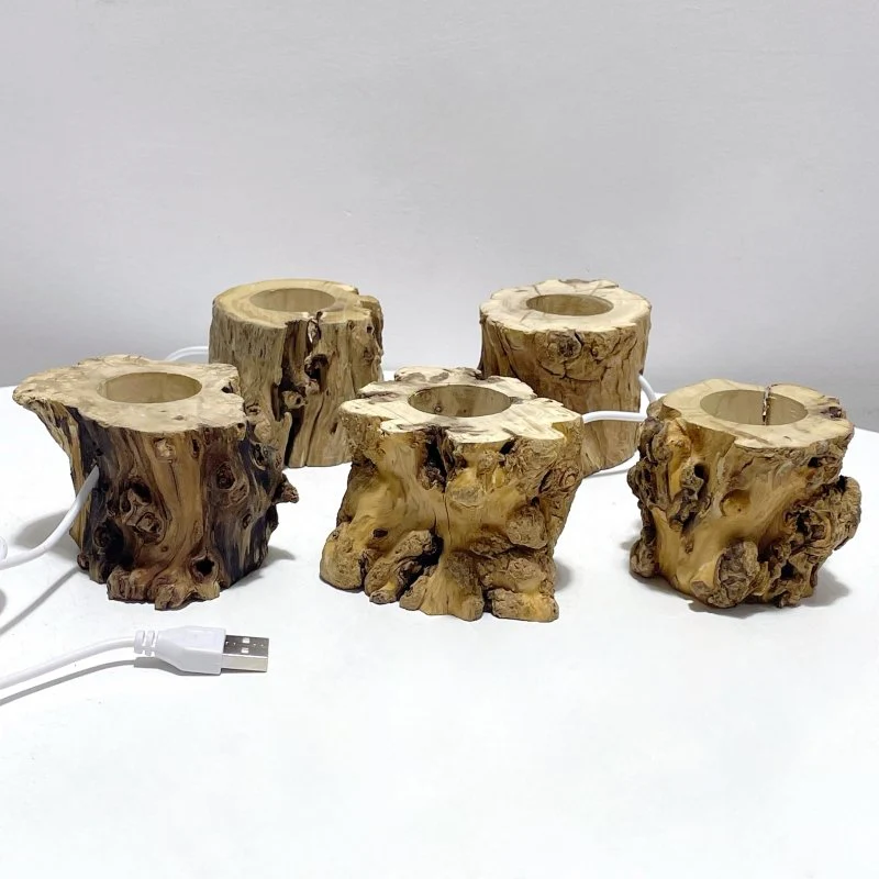 Wooden Root LED Crystal Stand - Image 3