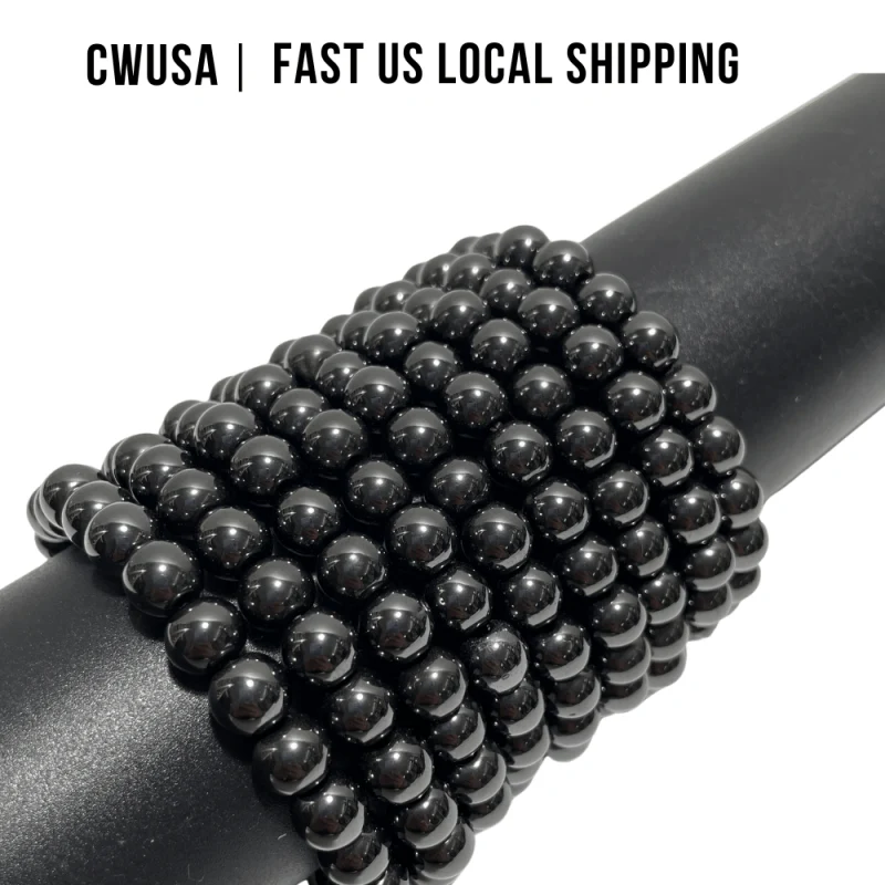 Local Stock - 8MM Hematite Bracelets Wholesale
