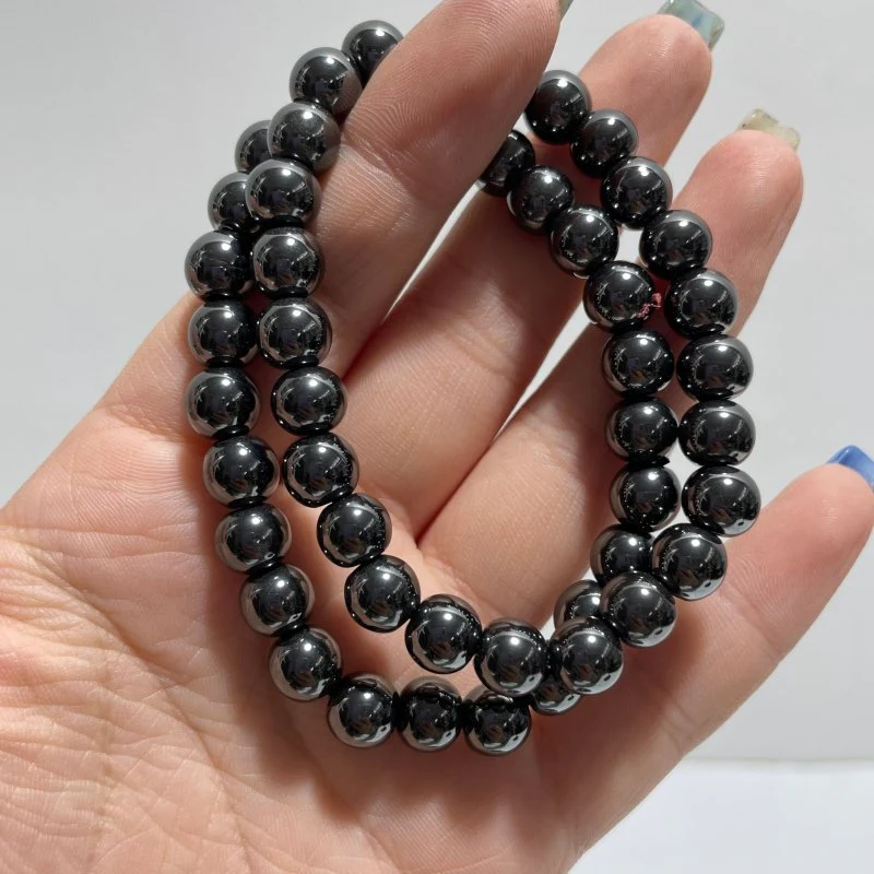 Local Stock - 8MM Hematite Bracelets Wholesale - Image 2