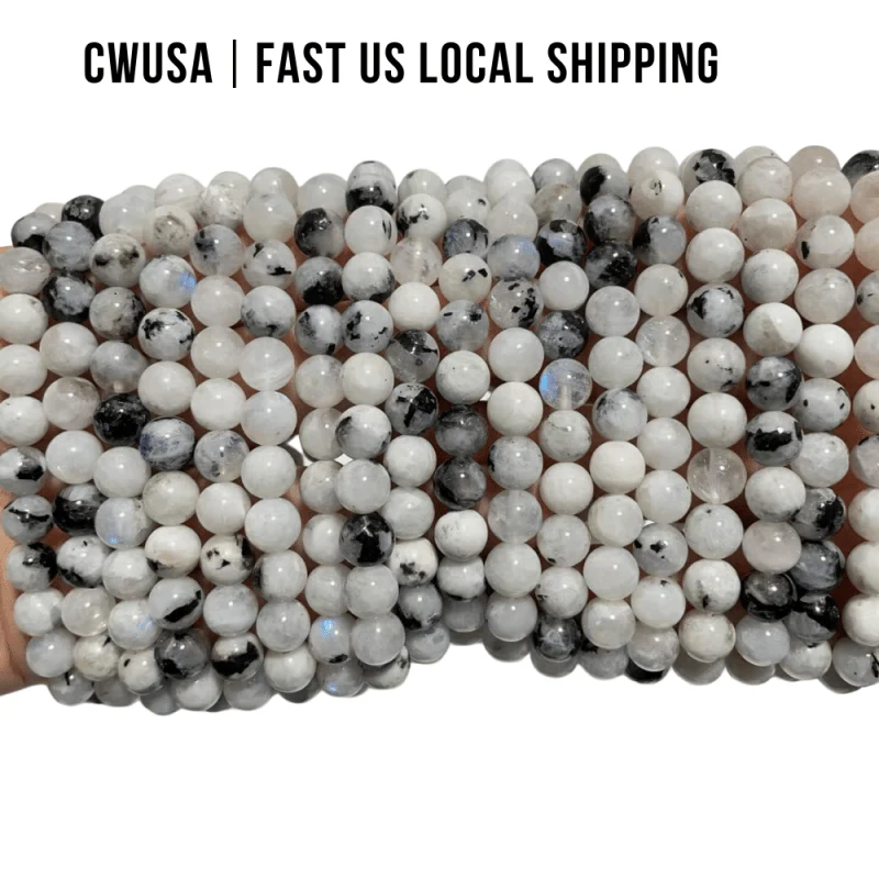Local Stock - 8MM India Moonstone Bracelets Wholesale